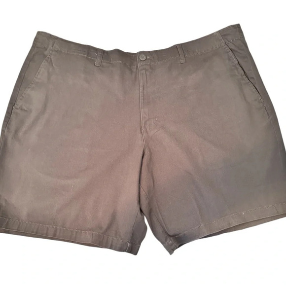 NWT Men’s Flat Front Twill Above The Knee Shorts - Picture 2 of 6